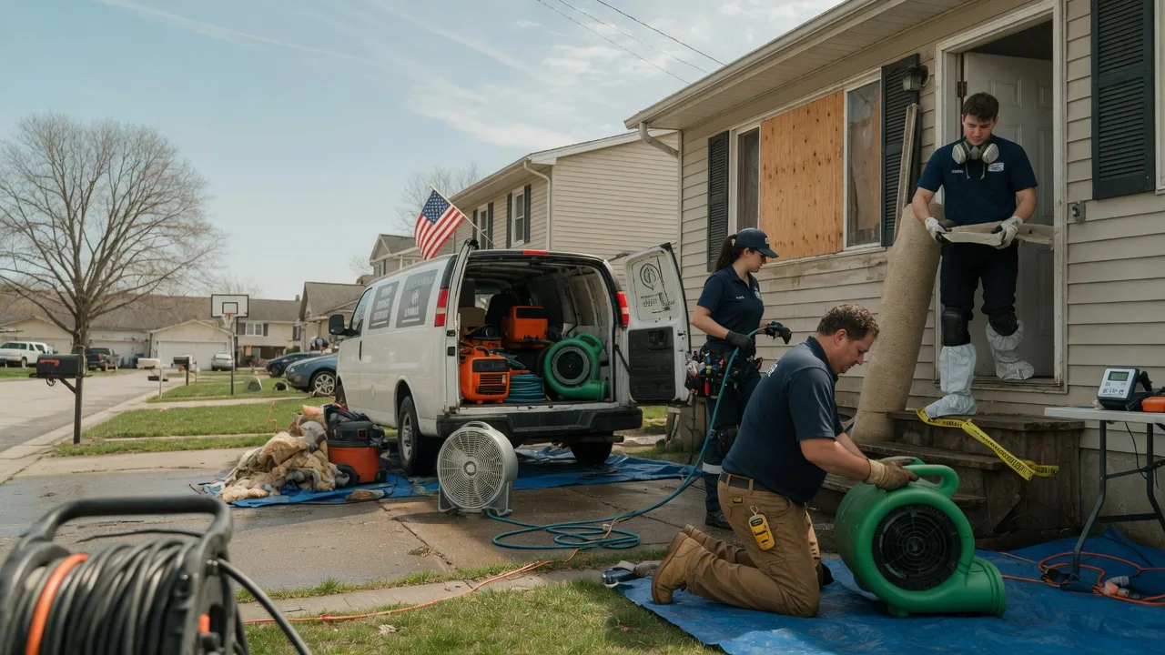 Water Damage Restoration in Harrisburg, NC near me